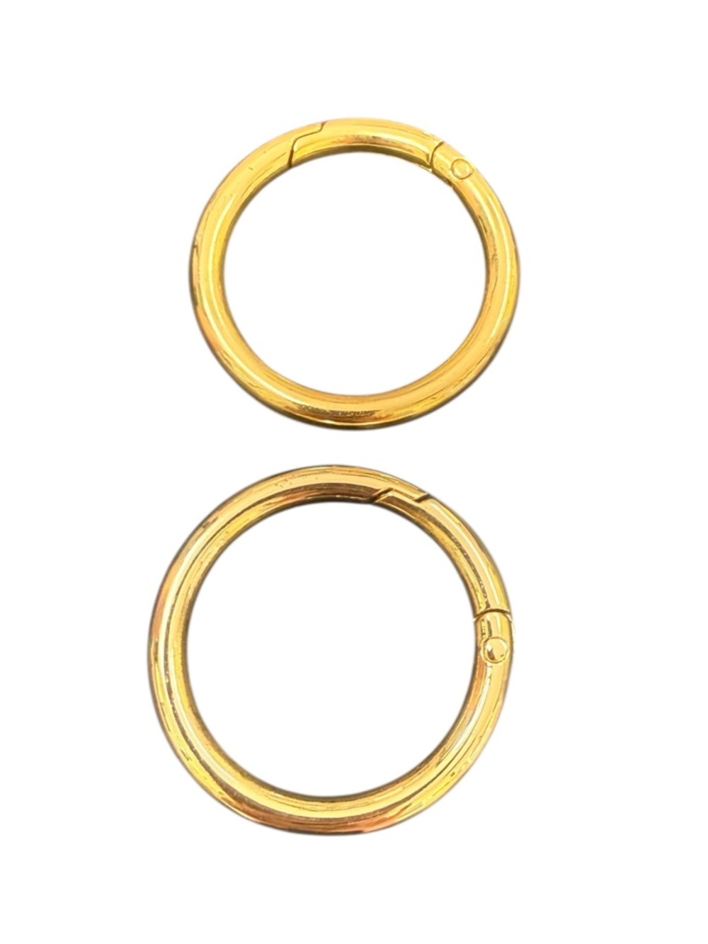 Miche Shiny Gold 1 1/2” Carabiner - Set of 2